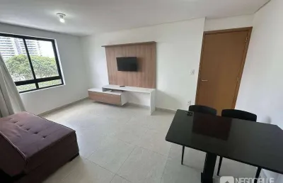 Flat com 1 suíte para alugar, 47 m² por r$ 2.250/mês - centro - campina grande/pb