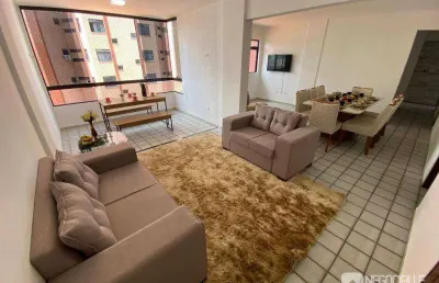 Apartamento com 3 dormitórios para alugar, 119 m² por r$ 2.400,00/mês - centro - campina grande/pb