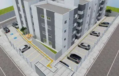 Apartamento com 2 dormitórios à venda, 43 m² por r$ 164.400,00 - jardim paulistano - campina grande/pb