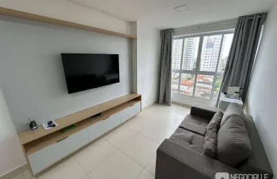 Apartamento com 2 quartos, mobiliado, para alugar por r$ 3.200/mês - centro - campina grande/pb