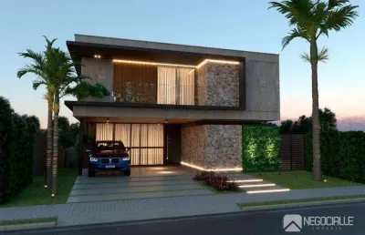 Casa com 5 dormitórios à venda, 320 m² por r$ 2.700.000 - jardim tavares - campina grande/pb - sierra eco resort