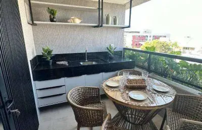 Apartamento com 1 dormitório à venda, 29 m² por r$ 550.000,00 - bessa - joão pessoa/pb