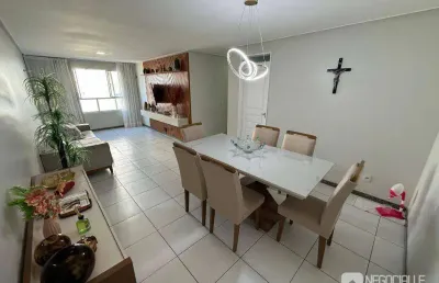 Apartamento com 3 quartos, sendo 1 suíte, à venda, 90 m² por r$ 400.000 - catolé - campina grande/pb