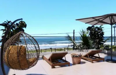 Sobrado alto padrão à beira-mar - seu refúgio dos sonhos! baln. inajá