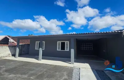 Casa térrea com terreno cohapar matinhos pr aceita financiamento