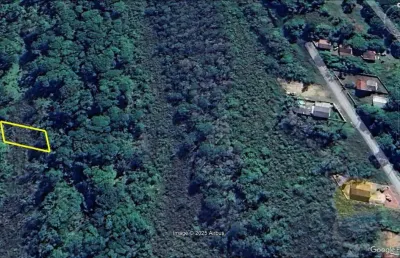 Terreno para investimento, aproximadamente 100 metros para chegar a rua, à venda, 375 m² (15x30,10), com entrada de r$5.000,00 – balneário rosa dos ventos - itapoá/sc.