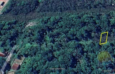 Terreno para investimento, aproximadamente 220 metros para chegar a rua, à venda, 375 m² (15x30,10), com entrada de r$5.000,00 – balneário rosa dos ventos - itapoá/sc.
