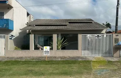 Casa com 02 dormitórios à venda, 124,40 m² por r$1.200.000,00 no balneário brasília em itapoá sc.