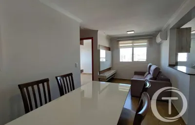 Apartamento semi mobiliado a venda no centro, 2 quartos, 1 vaga: r$ 420.000