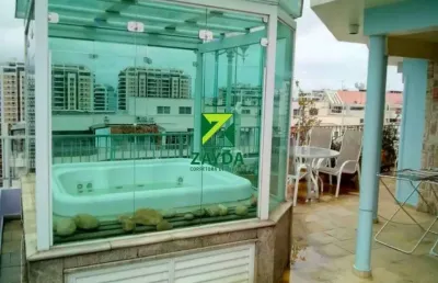 Excelente cobertura à venda na barra da tijuca - 3 quartos, 1 suíte, 2 vagas de garagem e 200m² de área - rio de janeiro-rj