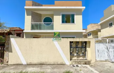 Casa duplex com 03 quartos, no bairro peixe dourado ii em barra de são joão. use o seu fgts