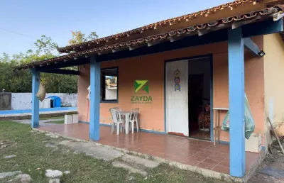Casa sítio no recanto dos meros, barra de são joão, com 780m²  com 2 quartos, 2 salas, 2 banheiros e 4 vagas de garagem, piscina, area gourmet