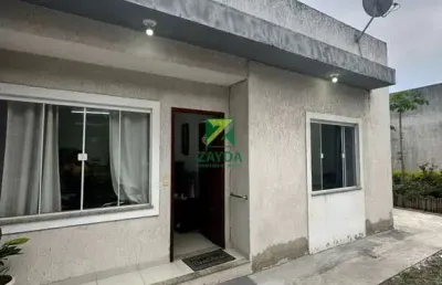 Casa linear com 02 quartos no bairro peixe dourado ii, em barra de são joão