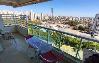 Excelente flat no easy life com vista para o parque vaca brava - setor bueno.
