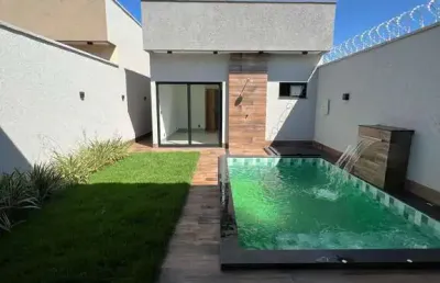 Casa 3 quartossendo 2 suítes - setor jardim presidente em goiânia.
