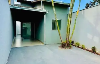 Casa á venda no residencial santa fé, 2 quartos terreno com 125 metros quadrados