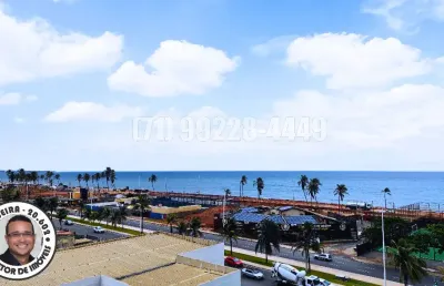2 quartos com suíte, varandão de 18 m² com uma linda vista mar e duas vagas de garagem em pituaçu