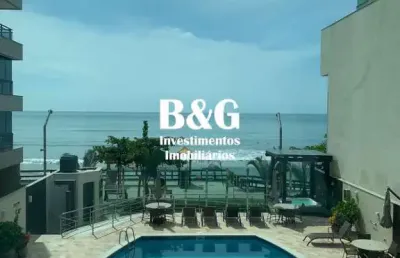 Apartamento 50m do mar, vista definitiva da praia, 04 suites