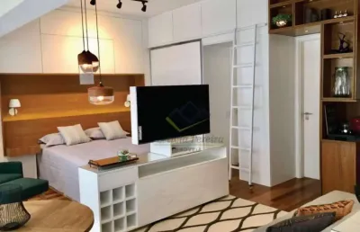 Apartamento com 1 dormitório à venda, 50 m² por r$ 850.000,00 -  alphaville - santana de parnaíba/sp