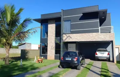 Sobrado com 4 quartos sendo 2 suítes à venda, 380 m² por r$ 1.225.000 - condominio ninho verde i - porangaba/sp