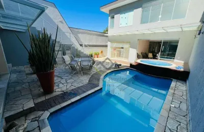 Sobrado com 5 dormitórios à venda, 370 m² por r$ 2.650.000,00 - vila oliveira - mogi das cruzes/sp