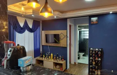 Apartamento com 2 dormitórios para alugar, 48 m² por r$ 2.560,00/mês - vila urupês - suzano/sp