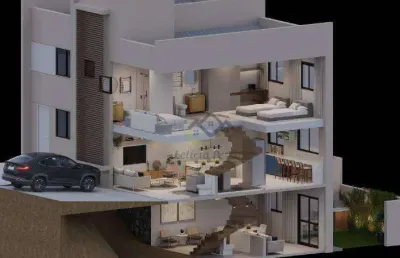 Sobrado com 3 dormitórios à venda, 108 m² por r$ 761.280,00 - vila oliveira - mogi das cruzes/sp