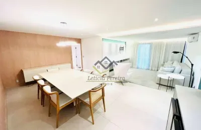 Apartamento com 3 dormitórios, 162 m² - venda por r$ 2.100.000,00 ou aluguel por r$ 16.000,00/mês - alphaville - barueri/sp