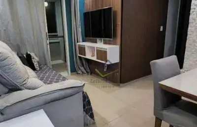 Apartamento com 2 quartos para alugar, 52 m² por r$ 2.726/mês - caxangá - suzano/sp