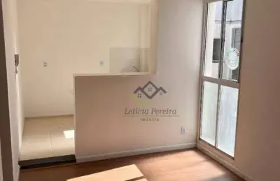 Apartamento com 2 dormitórios para alugar, 43 m² por r$ 1.500,00/mês - parque santa rosa - suzano/sp