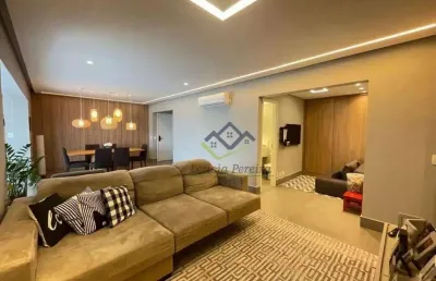 Apartamento com 3 dormitórios à venda, 144 m² por r$ 1.900.000 - alphaville - santana de parnaíba/sp