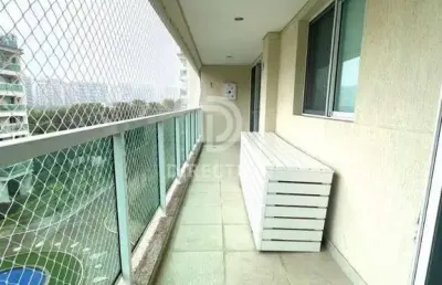 Apartamento com 2 quartos à venda na avenida jornalista tim lopes, barra da tijuca, rio de janeiro, 100 m2 por r$ 1.480.000
