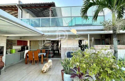 Cobertura com 4 quartos à venda na rua professor hermes lima, recreio dos bandeirantes, rio de janeiro, 368 m2 por r$ 1.990.000