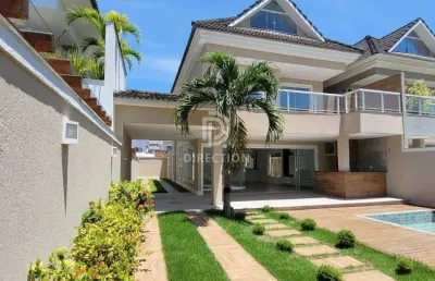 Casa em condomínio fechado com 4 quartos à venda na estrada vereador alceu de carvalho, recreio dos bandeirantes, rio de janeiro, 262 m2 por r$ 2.650.000