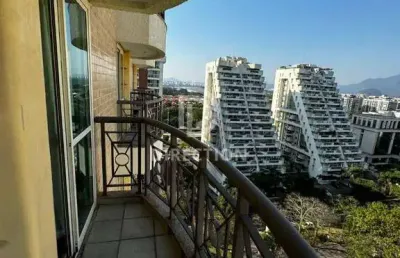 Flat com 2 quartos à venda na avenida malibu, barra da tijuca, rio de janeiro, 72 m2 por r$ 750.000