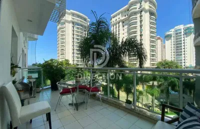 Apartamento com 3 quartos à venda na avenida malibu, barra da tijuca, rio de janeiro, 106 m2 por r$ 1.200.000
