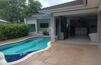 Casa em condomínio fechado com 5 quartos à venda na avenida rachel de queiroz, barra da tijuca, rio de janeiro, 600 m2 por r$ 7.700.000