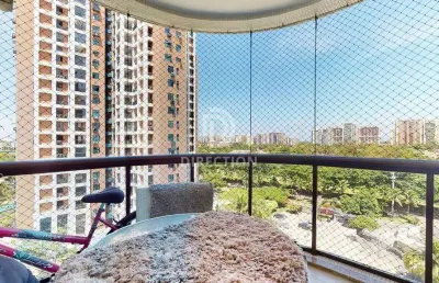 Apartamento com 3 quartos à venda na avenida gastão senges, barra da tijuca, rio de janeiro, 120 m2 por r$ 1.590.000