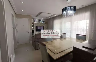 Apartamento com 3 dormitórios à venda, 86 m² por r$ 930.000,00 - vila augusta - guarulhos/sp