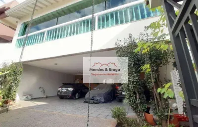 Estuda permuta - sobrado com 4 dormitórios à venda, 455 m² por r$ 1.500.000 - jardim santa mena - guarulhos/sp