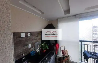 Apartamento com 2 dormitórios à venda, 68 m² por r$ 630.000,00 - jardim flor da montanha - guarulhos/sp