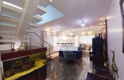 Sobrado com 3 dormitórios à venda, 205 m² por r$ 1.750.000,00 - vila augusta - guarulhos/sp