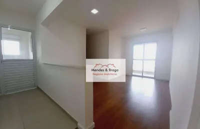 Apartamento com 2 dormitórios para alugar, 57 m² por r$ 2.598,27/mês - vila paulista - guarulhos/sp