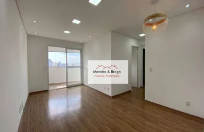 Apartamento com 3 dormitórios para alugar, 71 m² por r$ 3.656,95/mês - vila augusta - guarulhos/sp