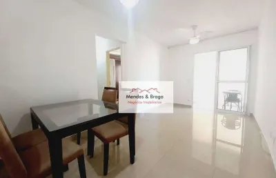 Apartamento com 2 dormitórios para alugar, 64 m² por r$ 3.171,23/mês - vila augusta - guarulhos/sp