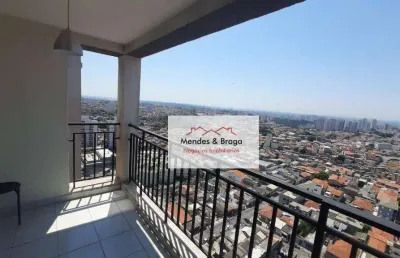 Apartamento com 2 dormitórios à venda, 66 m² por r$ 615.000,00 - jardim flor da montanha - guarulhos/sp