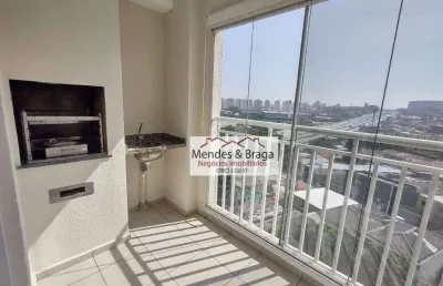 Apartamento com 2 dormitórios para alugar, 64 m² por r$ 3.093,56/mês - vila augusta - guarulhos/sp
