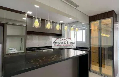 Apartamento com 3 dormitórios à venda, 122 m² por r$ 1.350.000,00 - jardim flor da montanha - guarulhos/sp