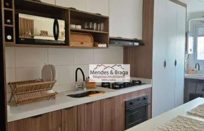Apartamento à venda, 58 m² por r$ 650.000,00 - jardim flor da montanha - guarulhos/sp