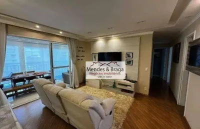 Apartamento com 3 dormitórios à venda, 110 m² por r$ 1.350.000,00 - vila augusta - guarulhos/sp